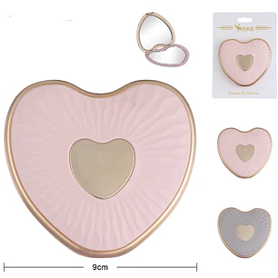 espejo corazón (color al azar) 