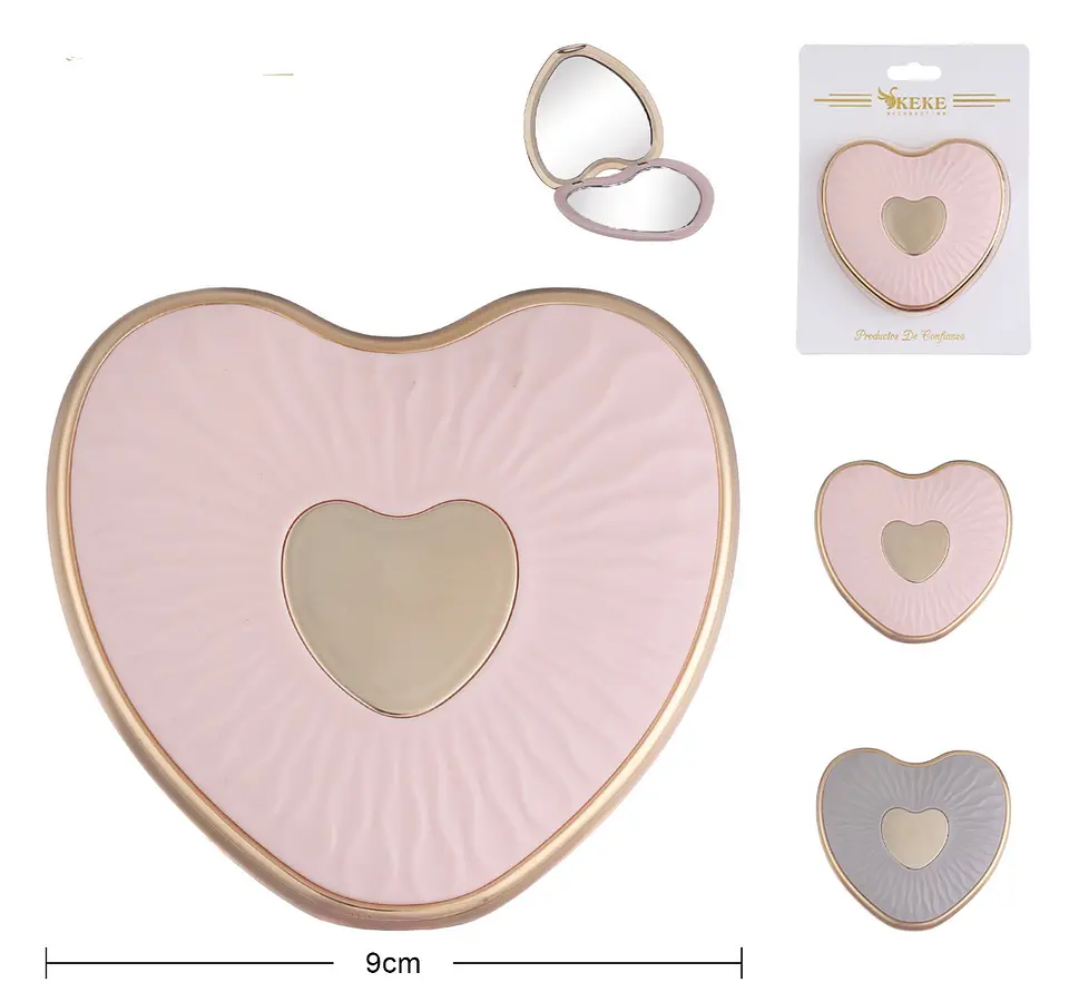 espejo corazón (color al azar)  1