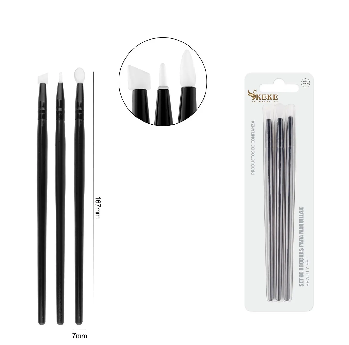 set de pinceles de goma 1