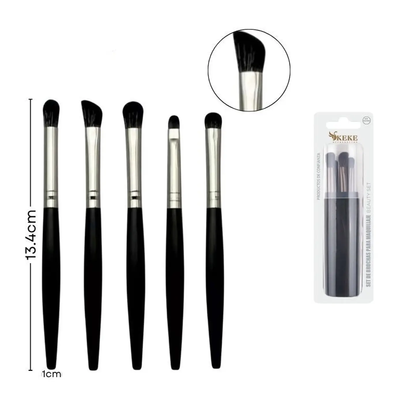 set de brochas con estuche  1