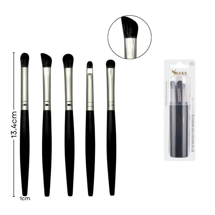 set de brochas con estuche  1