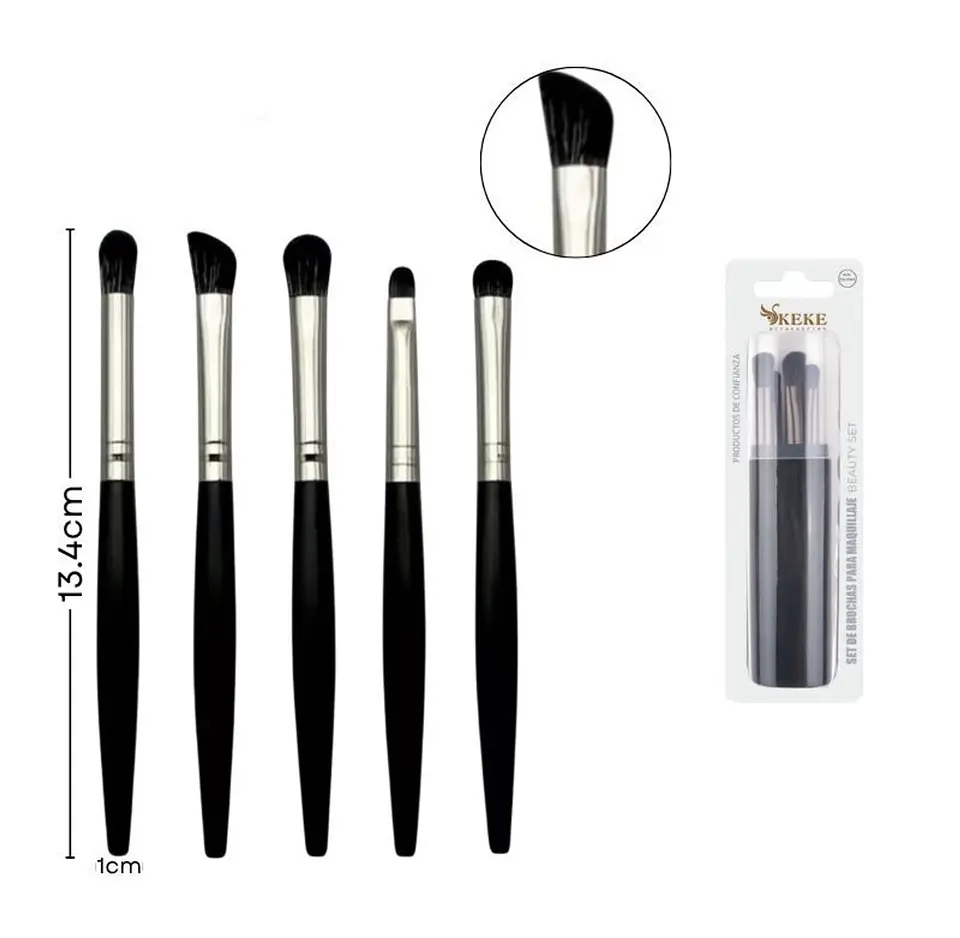 set de brochas con estuche  1