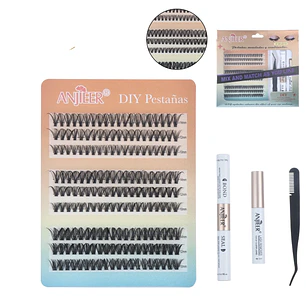 pestañas + pegamento y removedor