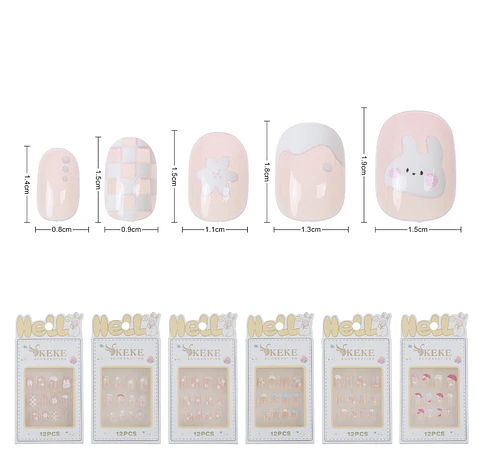 uñas press on niñas 