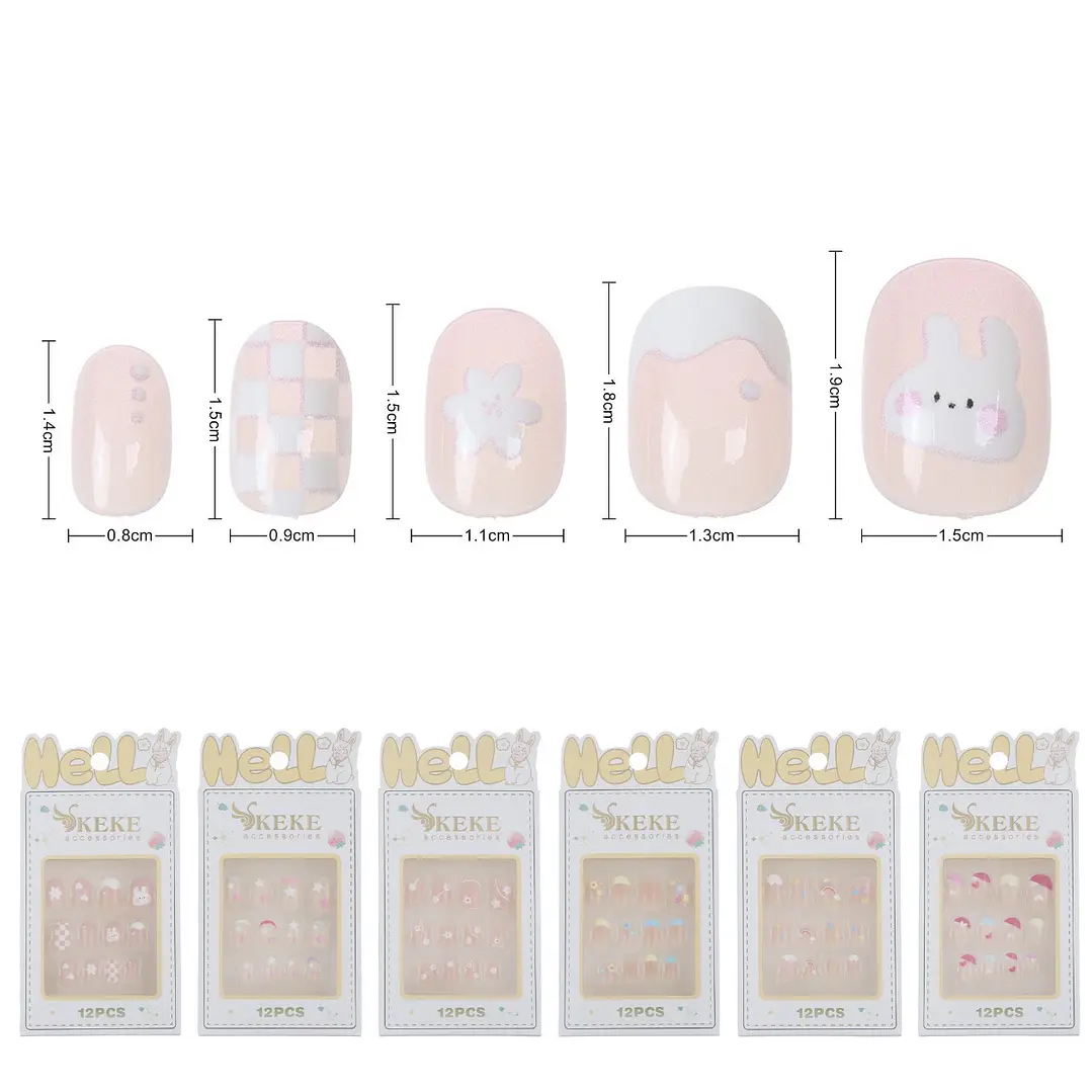 uñas press on niñas  1