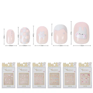 uñas press on niñas 