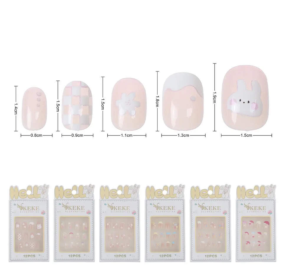 uñas press on niñas  1