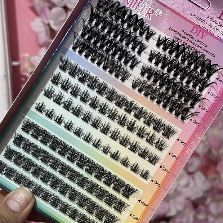 Pestañas racimo (50D)  3