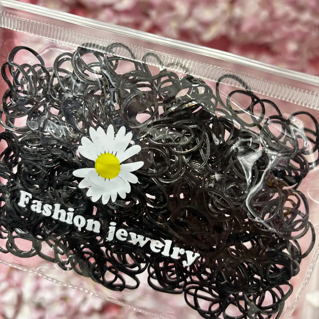 Ligas de cabello negro 2