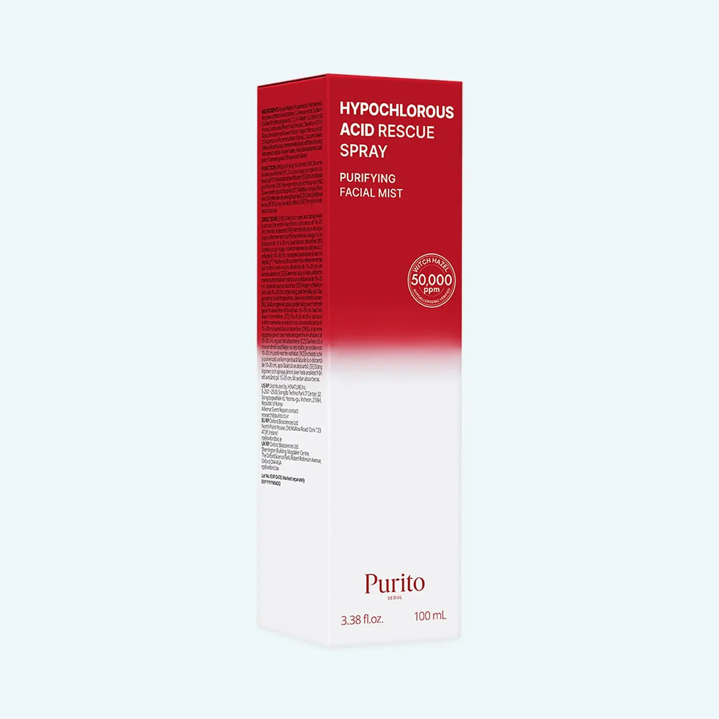 PURITO Hypochlorous Acid Rescue Spray 100ml 4