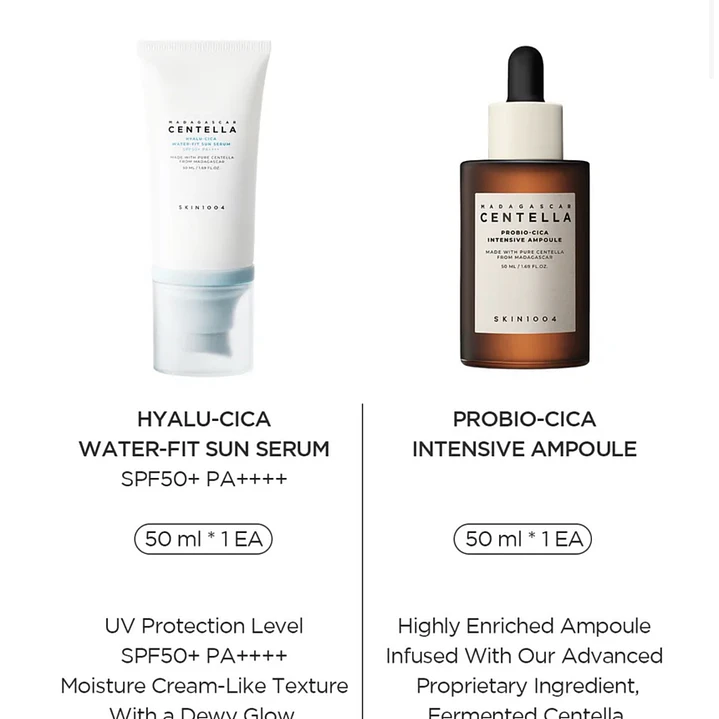 Set Facial Madagascar Centella “Glow Duo Set” 3