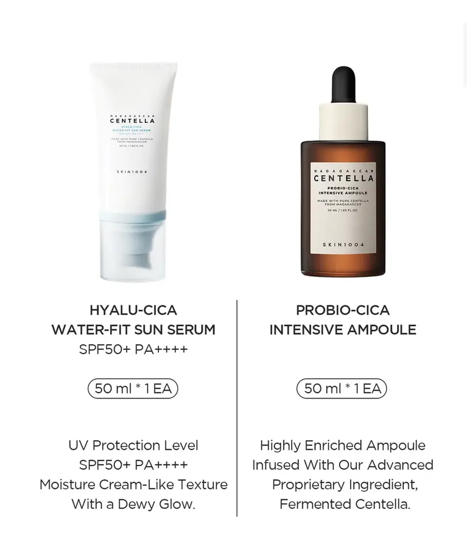 Set Facial Madagascar Centella “Glow Duo Set” 3