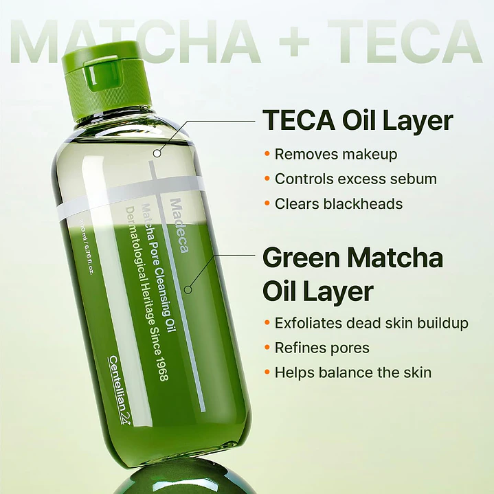 Madeca Matcha Pore Cleansing Oil – Aceite Desmaquillante 200ml 2