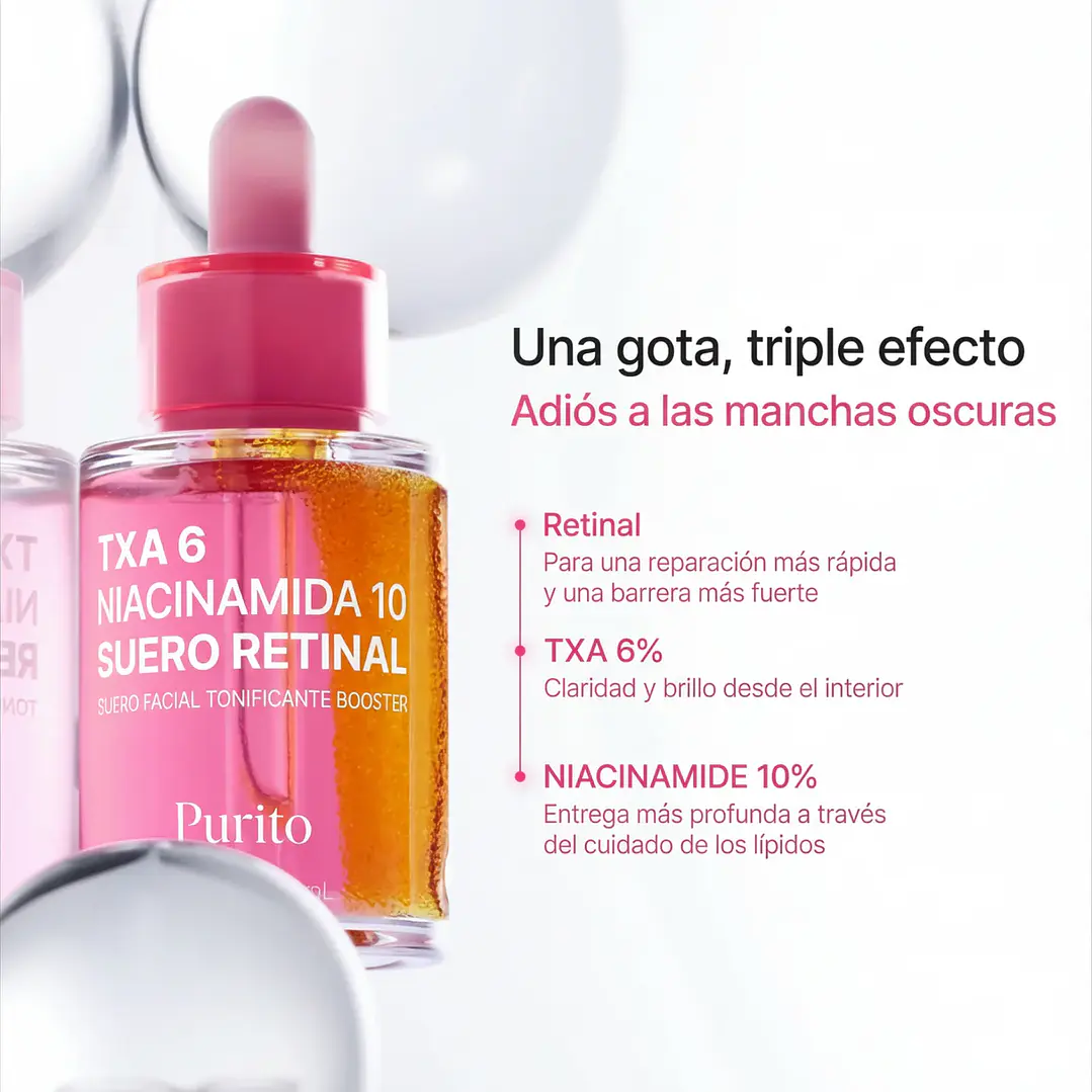 TXA 6 Niacinamide 10 Retinal Serum 30ml 4