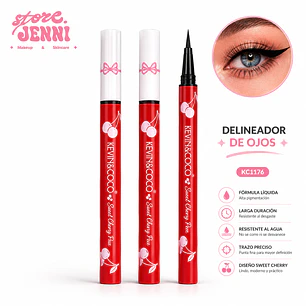 Delineador ojos en plumón negro 