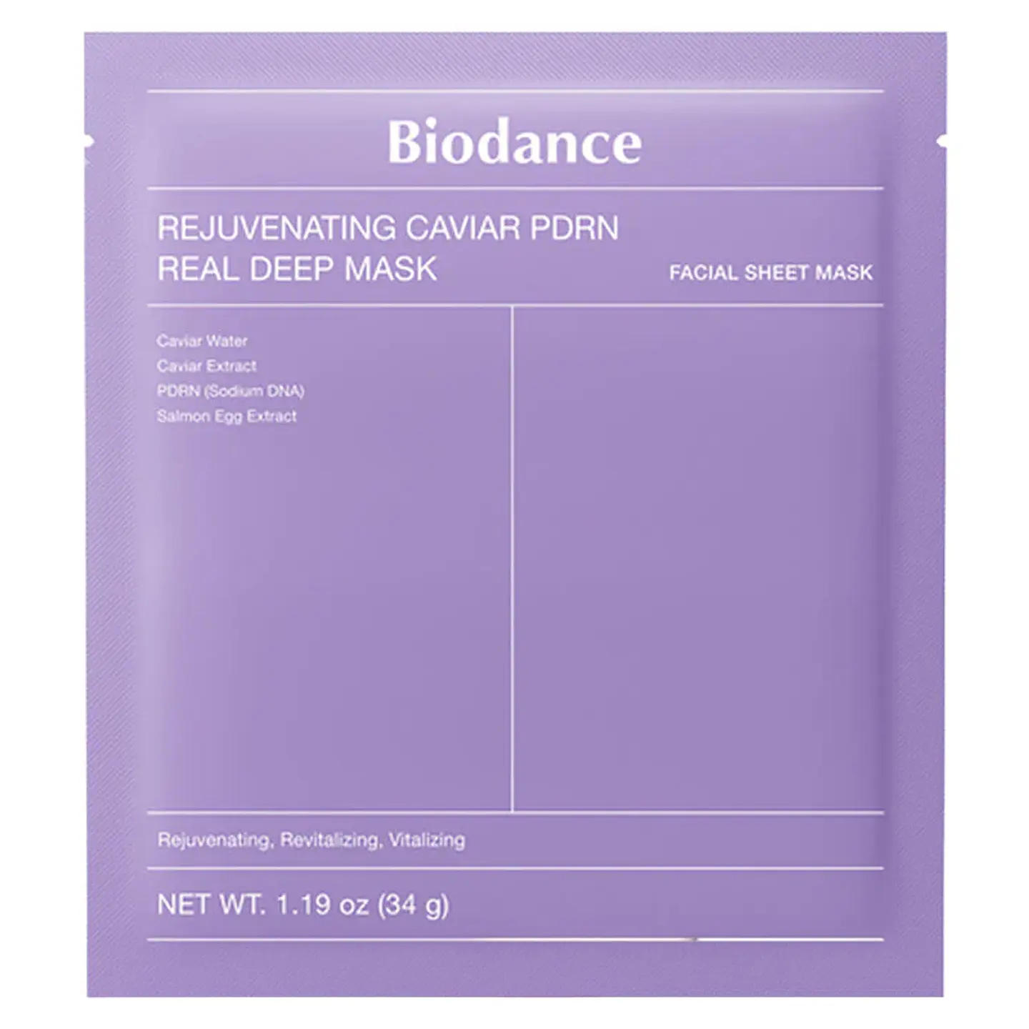 Rejuvenating Caviar PDRN Real Deep Mask  1