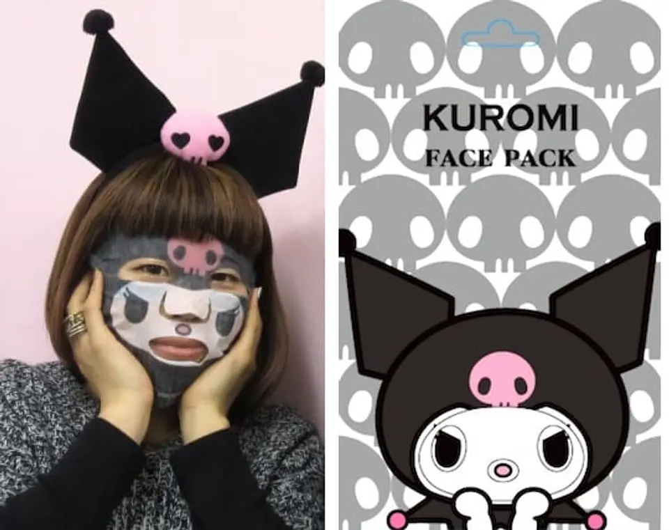 mascarilla facial kuromi cica 2