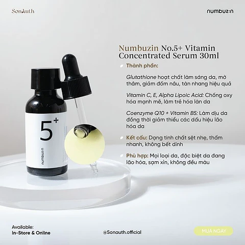 Nº5+ Vitamin Concentrate Serum Despigmentante -30 ml
