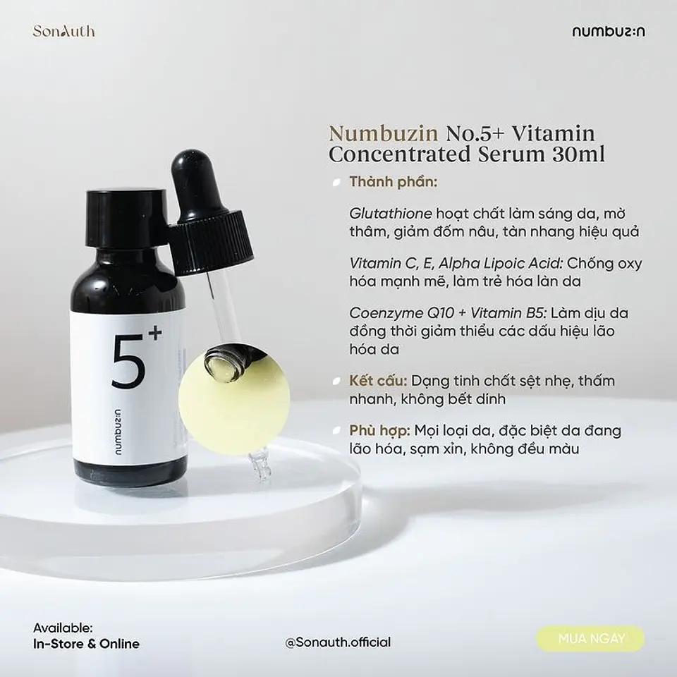 Nº5+ Vitamin Concentrate Serum Despigmentante -30 ml 2