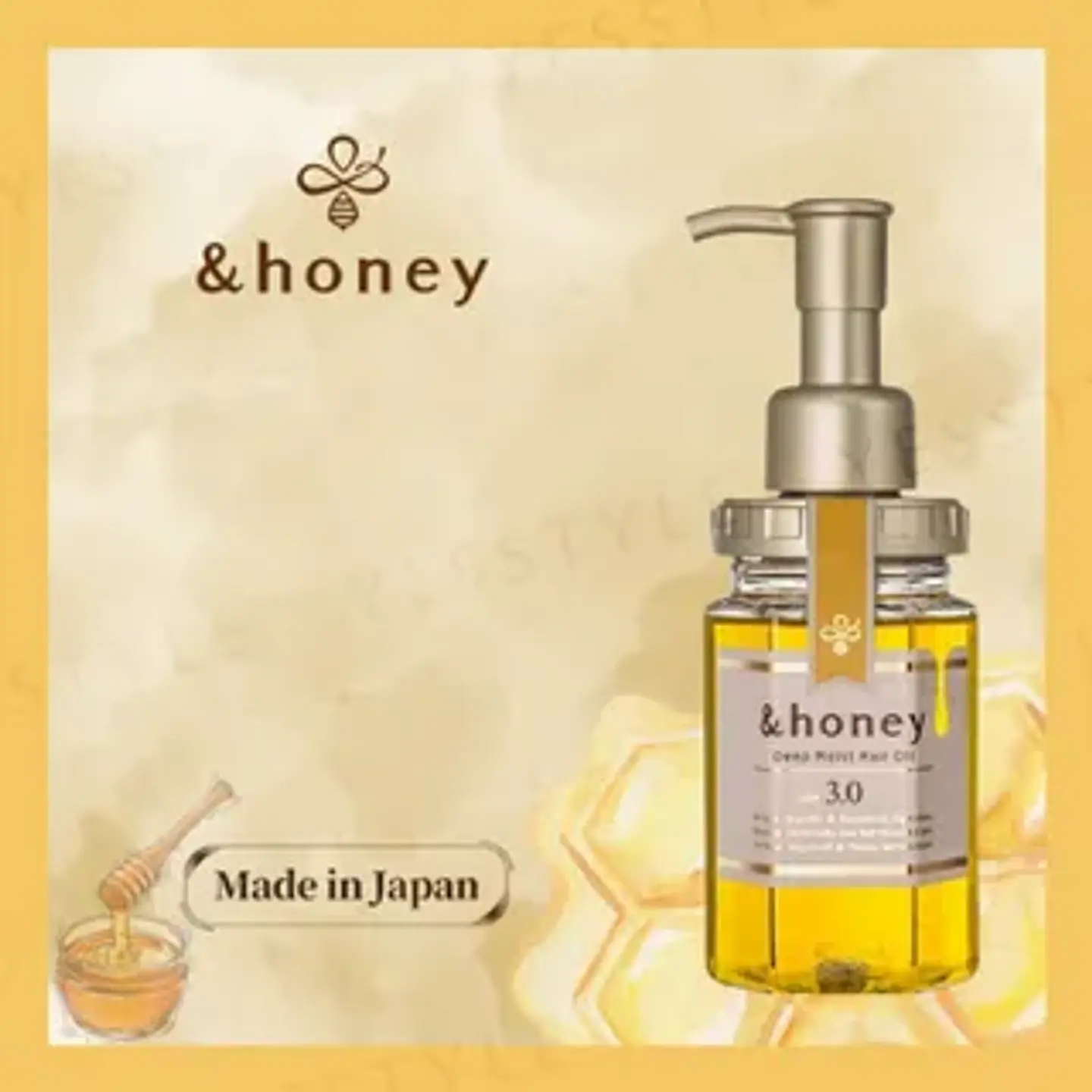 Aceite Capilar &honey Deep Moist Hair Oil 3.0 Damask Rose Honey 2