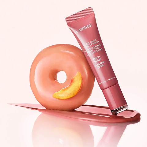 GLAZE CRAZE TINTED LIP SERUM “Peach glaze”