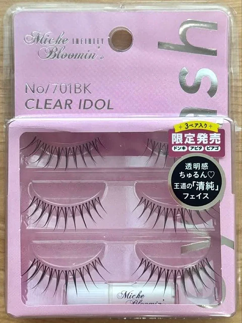 set 3 pares miche bloomin clear idol