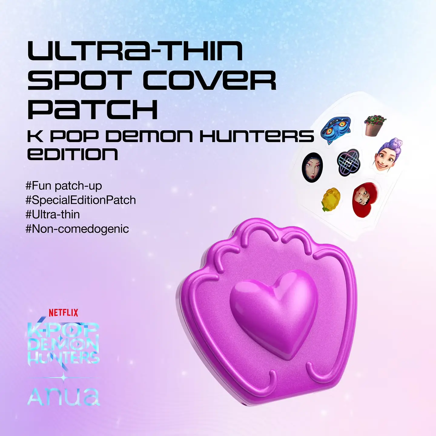 Anua K-Pop Demon Hunters Ultra-Thin Spot Cover Patch - 28 Patches in Case 2