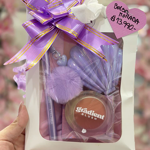bolsa morada