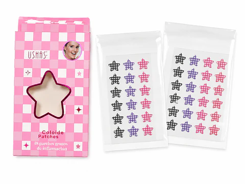 Parches para acné en forma de estrella 