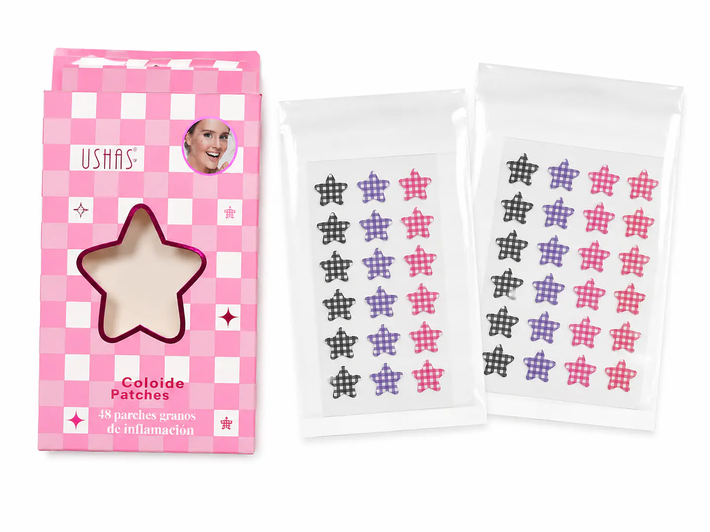 Parches para acné en forma de estrella  1