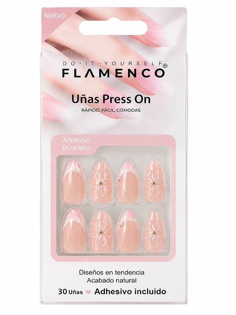 Uñas press on “77”