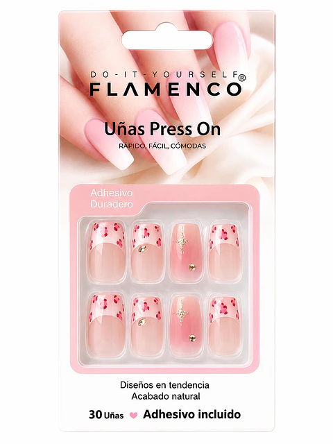 Uñas press on “20”