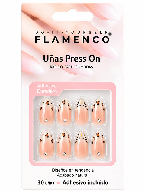 Uñas press on “117”