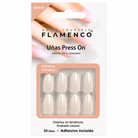UÑAS PRESS ON "blanca perla"