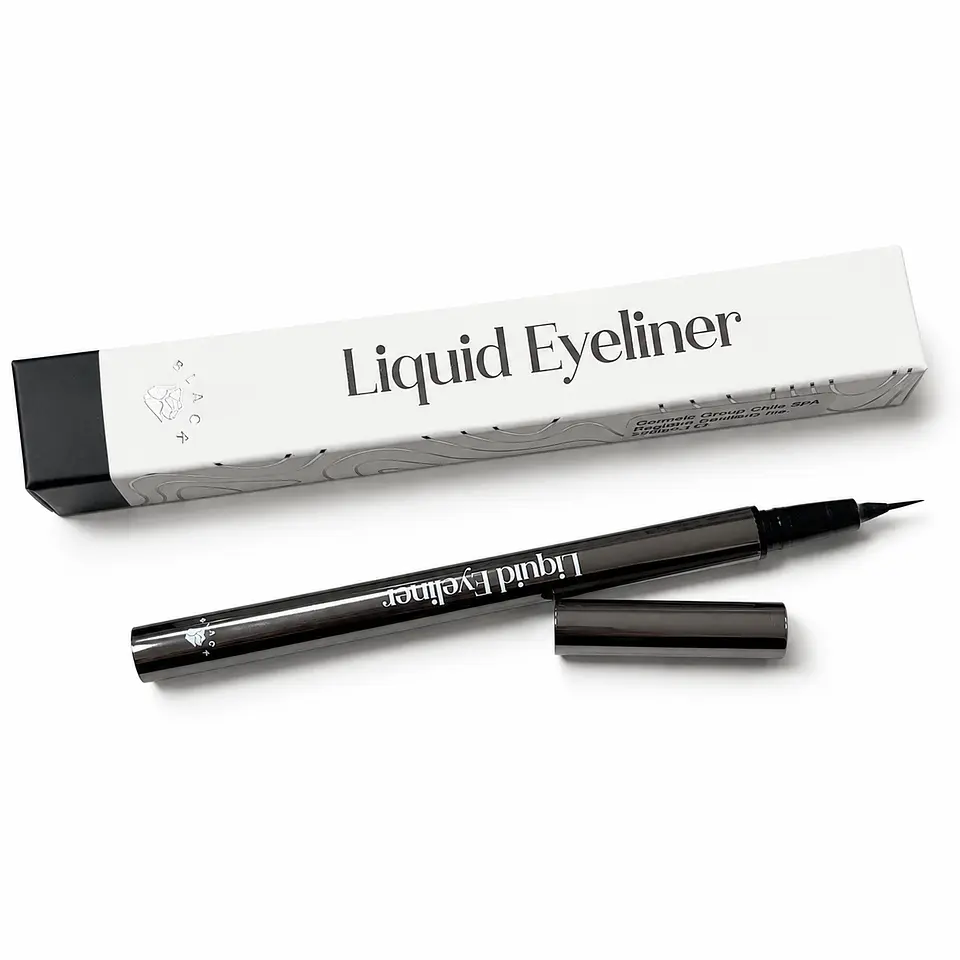 delineador negro fino de lujo 1