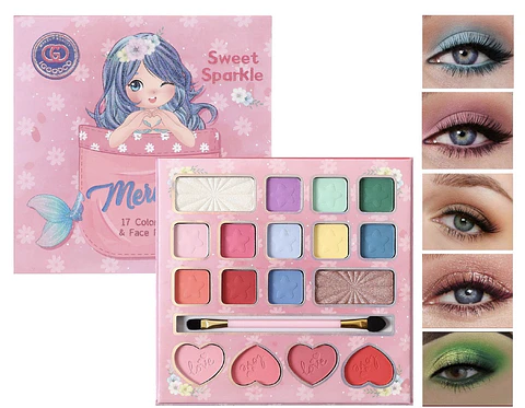Paleta de 17 tonos niñas