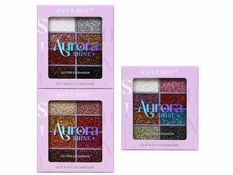 paleta de glitter “aurora”