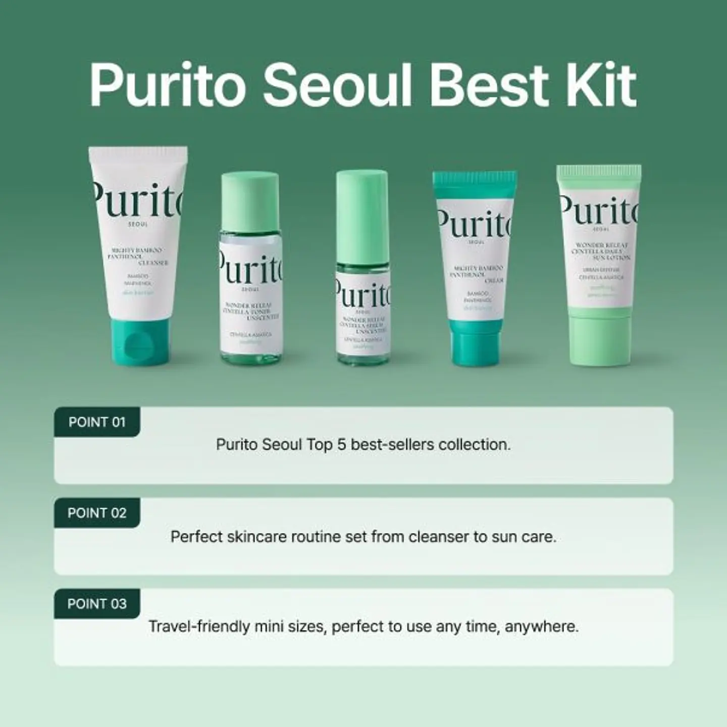 PURITO – Seoul Best Kit Mini Tallas – 5 Piezas 4