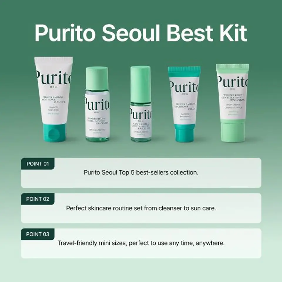 PURITO – Seoul Best Kit Mini Tallas – 5 Piezas 4