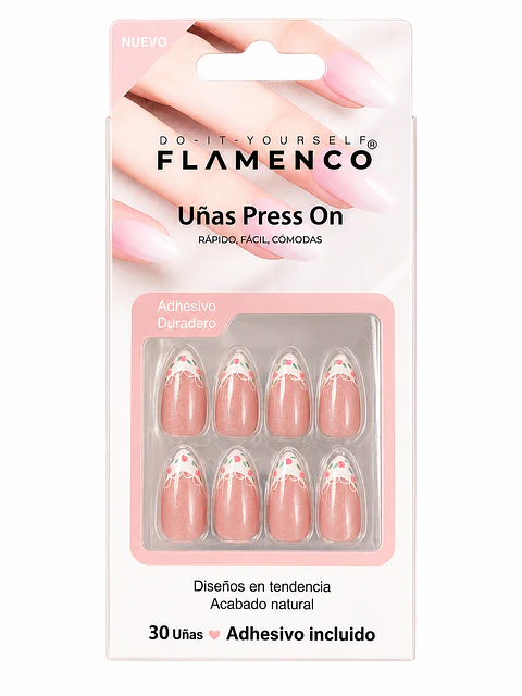 Uñas press on “93”