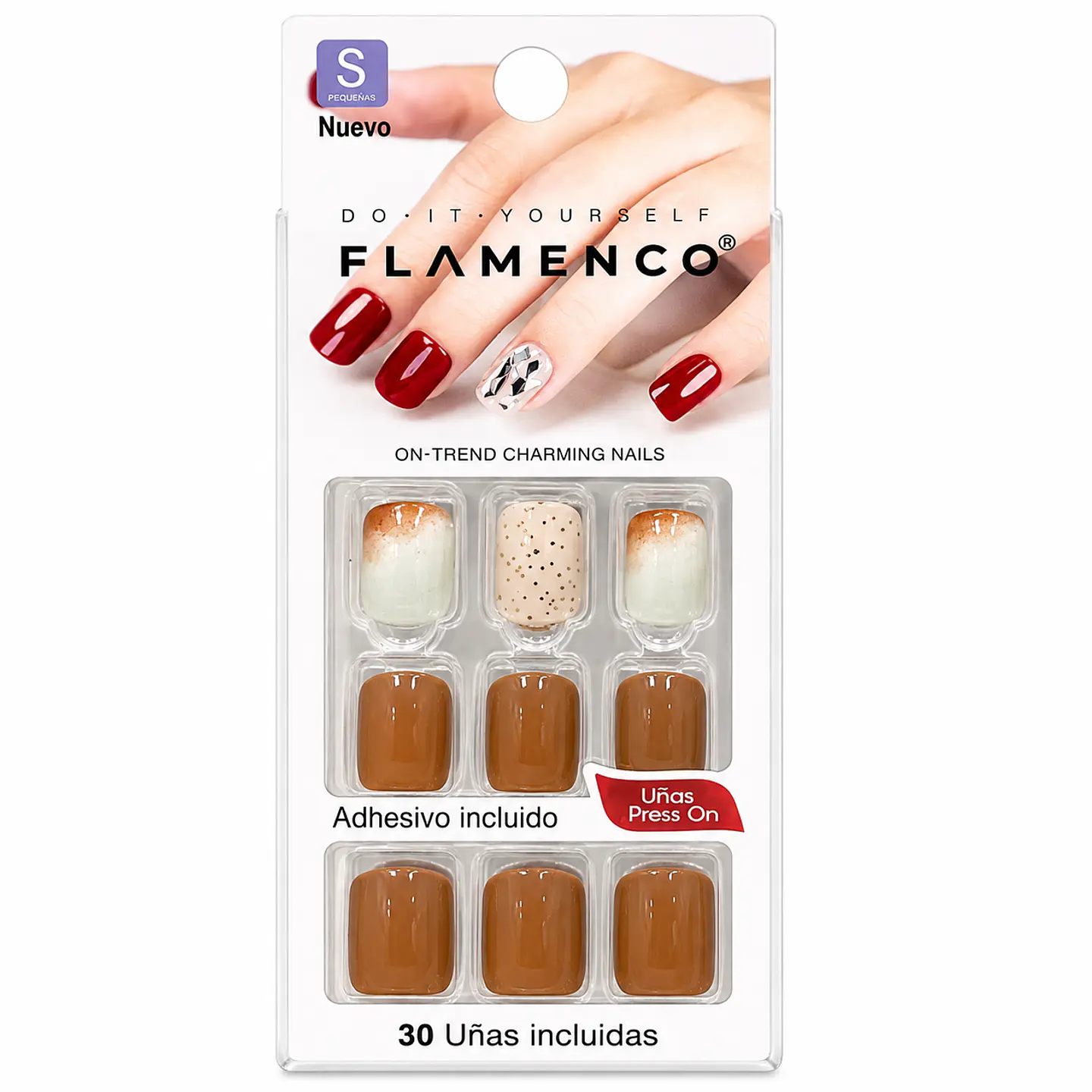 uñas press on (64) 1