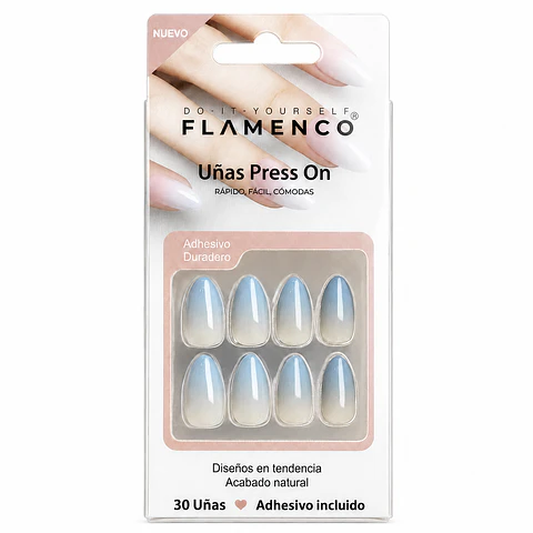 uñas press on “degrade 12”