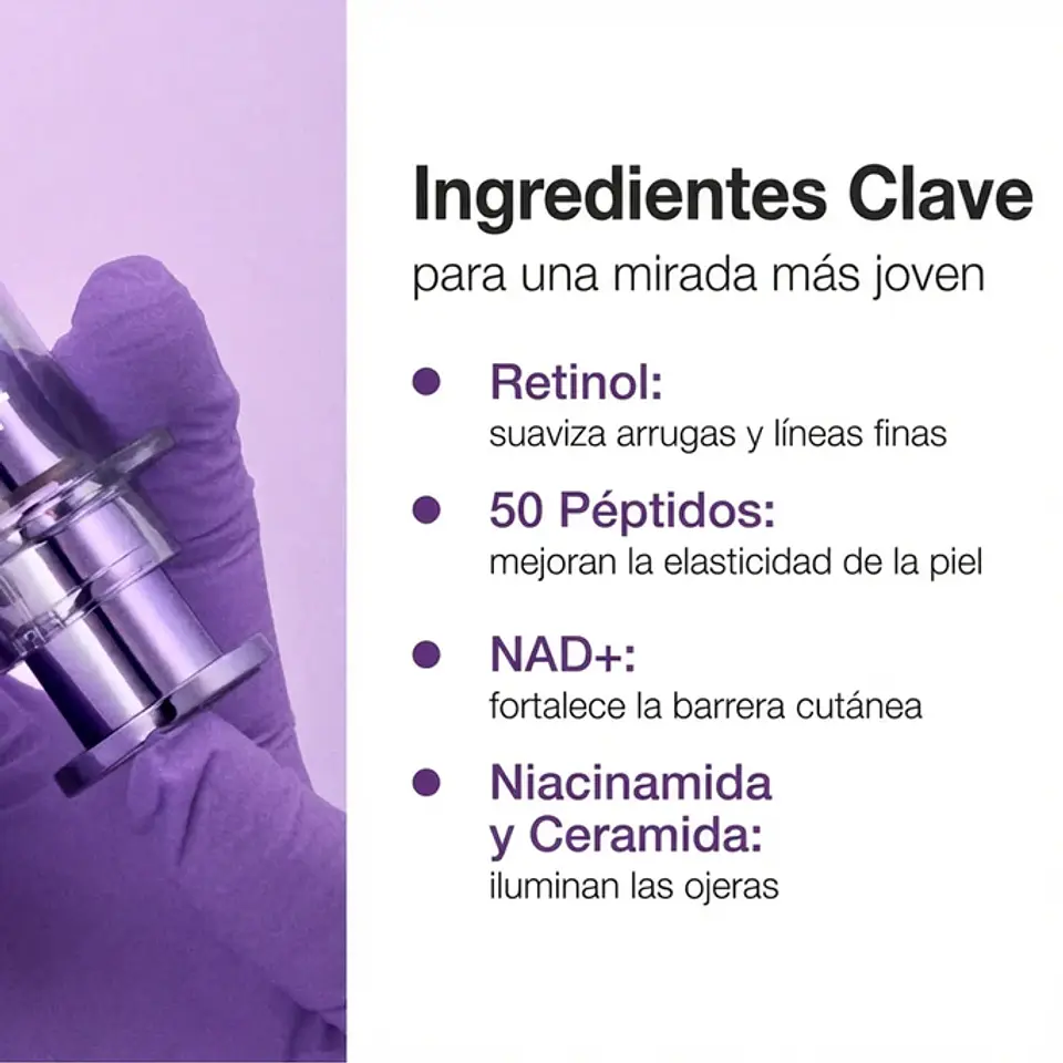 crema de ojos voluminizadora No.9 NAD+ Retinol 2