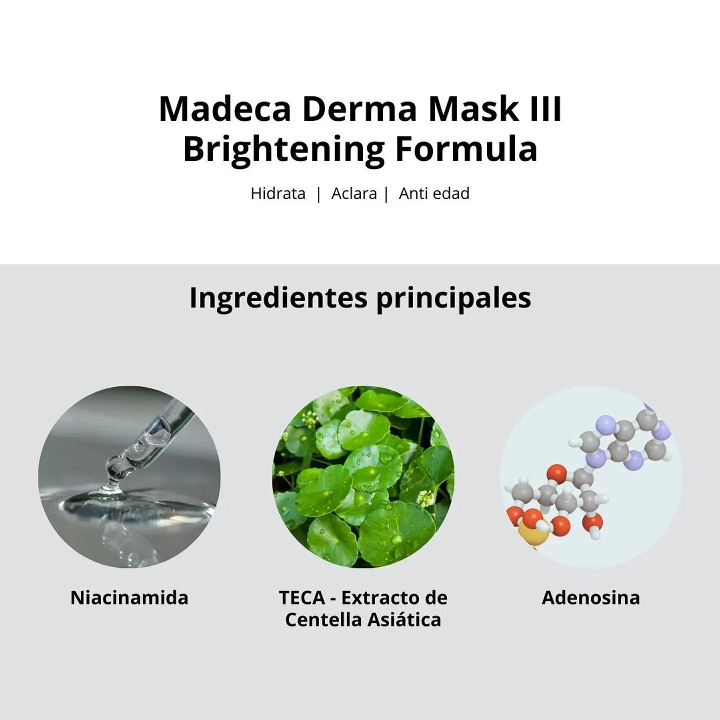 Mascarilla «Madeca Derma Mask III Brightening Formula» 2