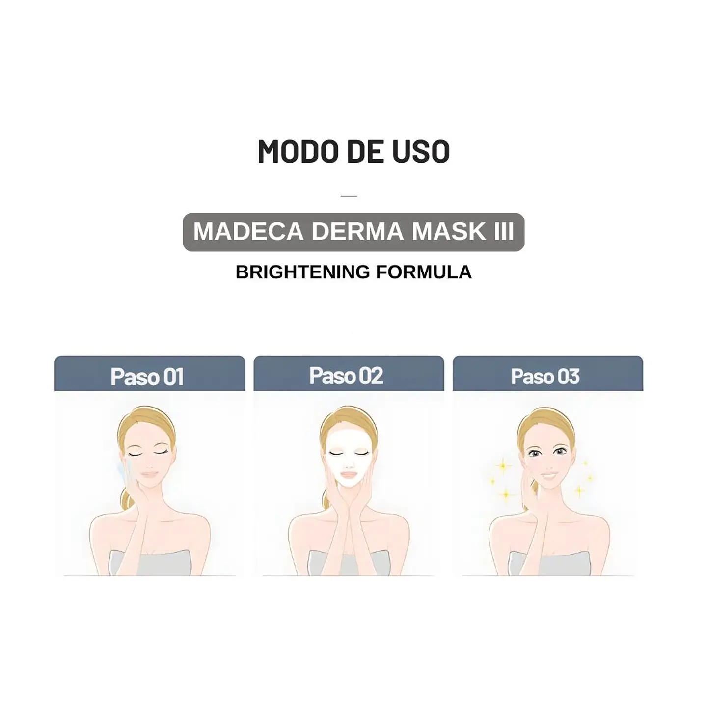 Mascarilla «Madeca Derma Mask III Brightening Formula» 4