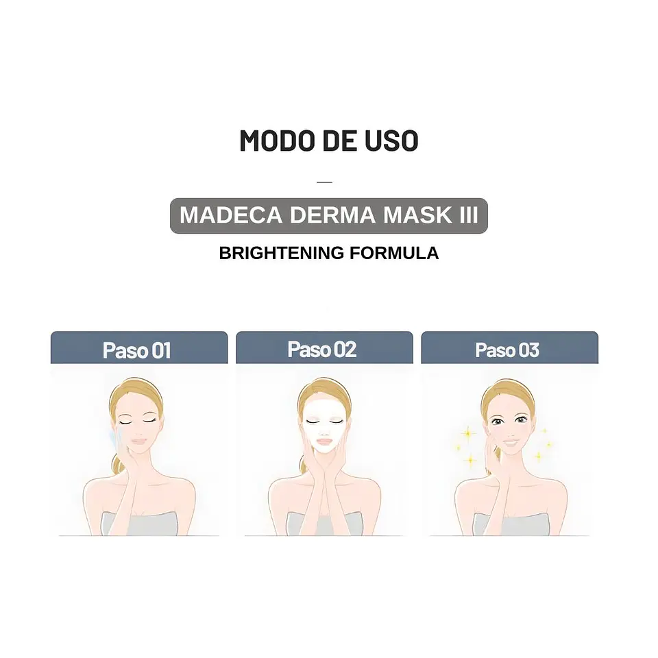 Mascarilla «Madeca Derma Mask III Brightening Formula» 4