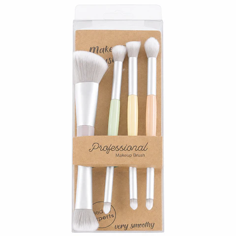set de 4 brochas doble 