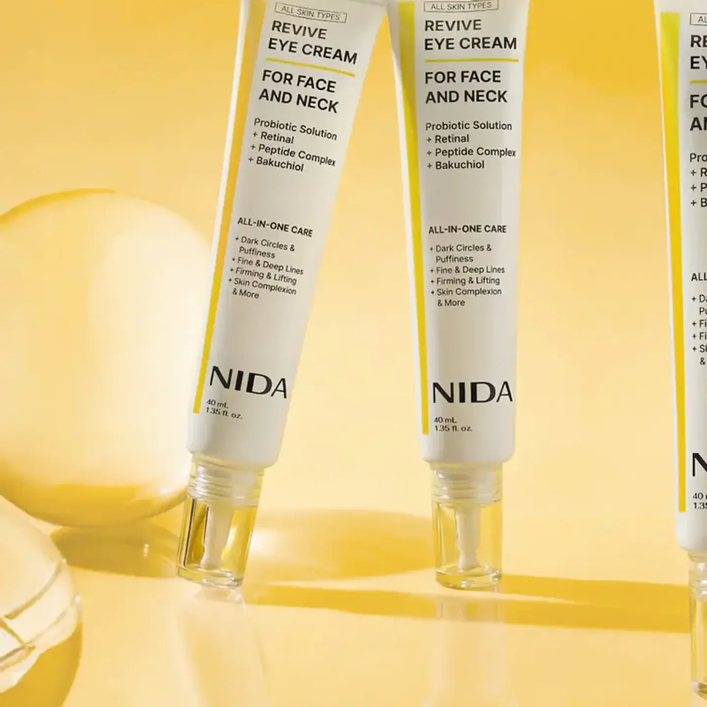 NIDA Revive Eye Cream For Face And Neck 40ml  4
