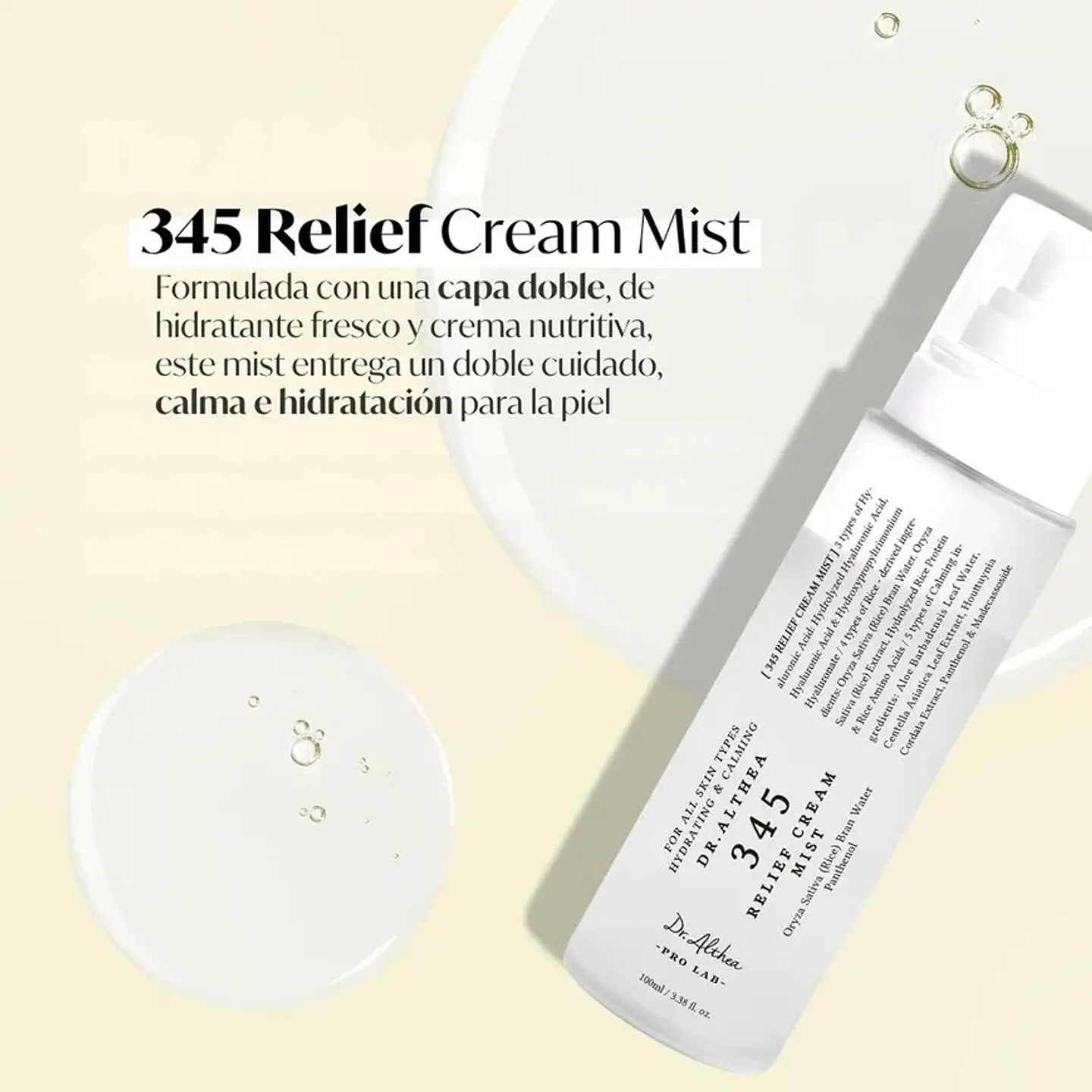 345 Relief Cream Mist – Bruma Facial 100ml 4