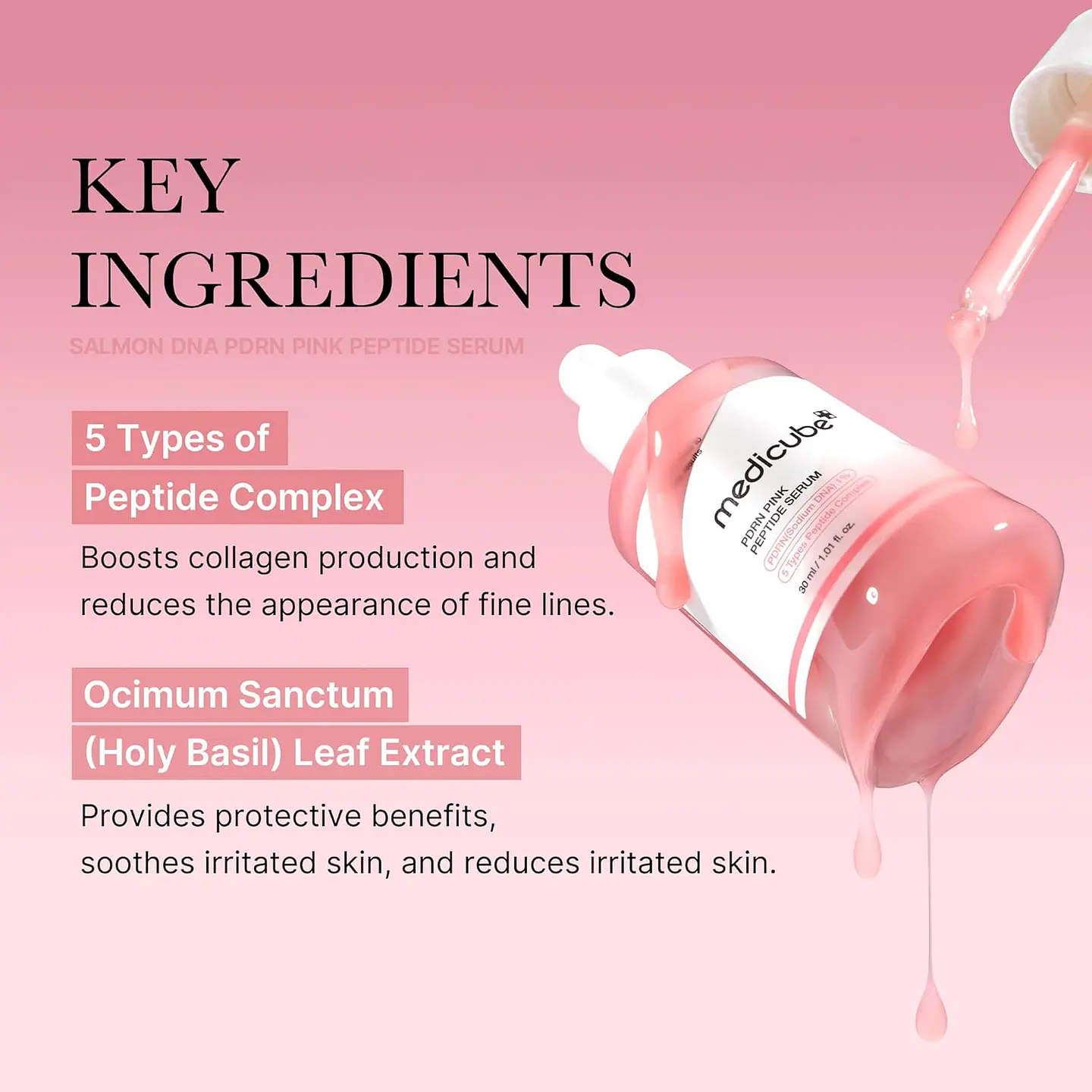 PDRN Pink Peptide Serum 30ml 4